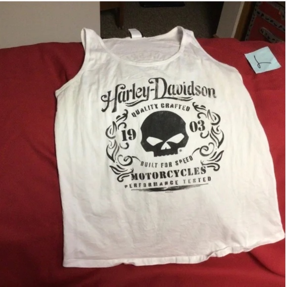 Ladies Harley Davidson tsnk top - Picture 1 of 3
